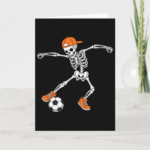 Halloween Soccer Skeleton Footll Trick Or Treat Sp Card