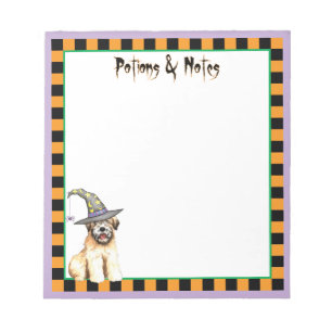 Halloween Soft Coated Wheaten Terrier Notepad