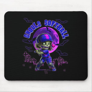 Halloween Softll For Girls Creepy Spooky Zombie Tt Mouse Mat