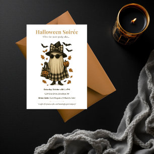 Halloween Soirée Dark Elegance Invitation Spooky