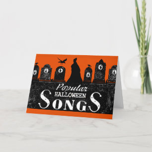 Halloween Songs Card