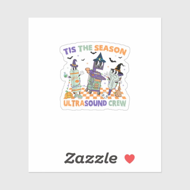 Halloween Sonography Retro Tis The Season Ultrasou (Sheet)