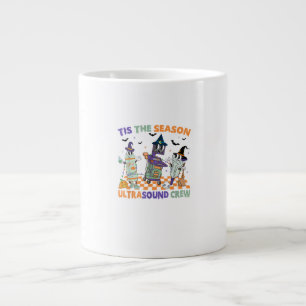 Halloween Sonography Retro Tis The Season Ultrasou Large Coffee Mug