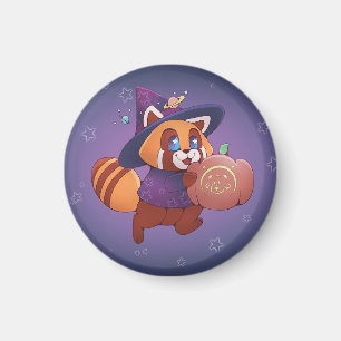 Halloween Space Panda Magnet