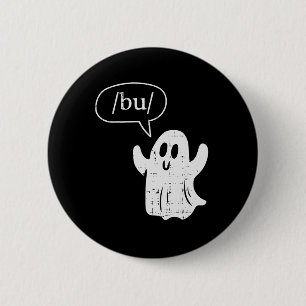 Halloween Speech Therapy Ghost Bu Boo Slp Costume  6 Cm Round Badge