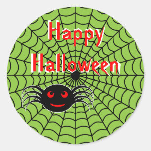 Halloween Spider and Web Stickers