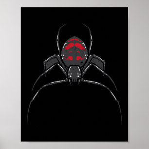 Halloween Spider Black Widow Costume Men Boys Kids Poster