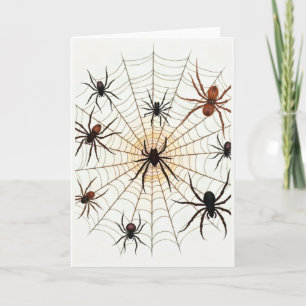 Halloween Spider Card