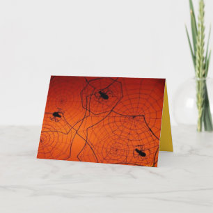 Halloween Spider Card