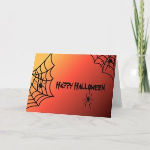 Halloween Spider Card