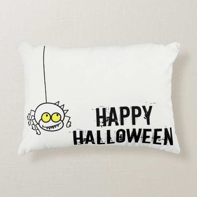 Halloween Spider Decorative Cushion (Front)