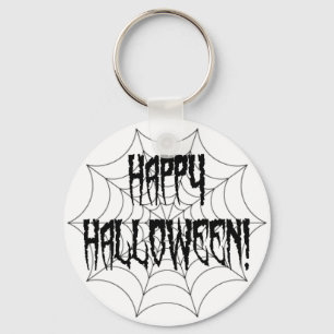 Halloween Spider Fingers and Web Key Ring