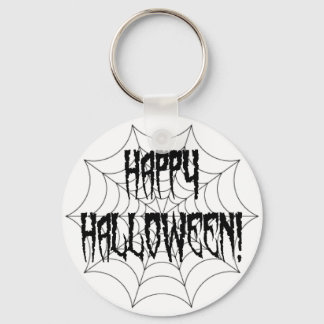 Halloween Spider Fingers and Web Key Ring