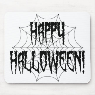Halloween Spider Fingers and Web Mouse Mat