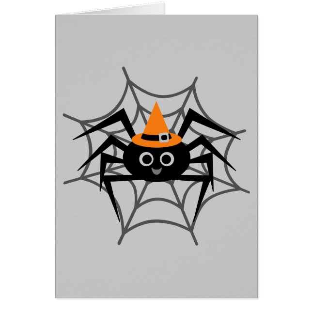 Halloween Spider in Web Tshirts and Gifts (Front)
