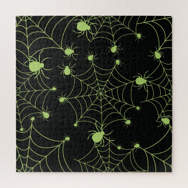 Halloween Spider Net Creative Pattern Jigsaw Puzzle (Vertical)