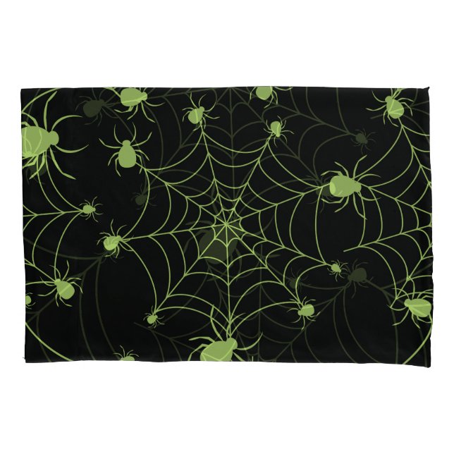 Halloween Spider Net Creative Pattern Pillowcase (Front)