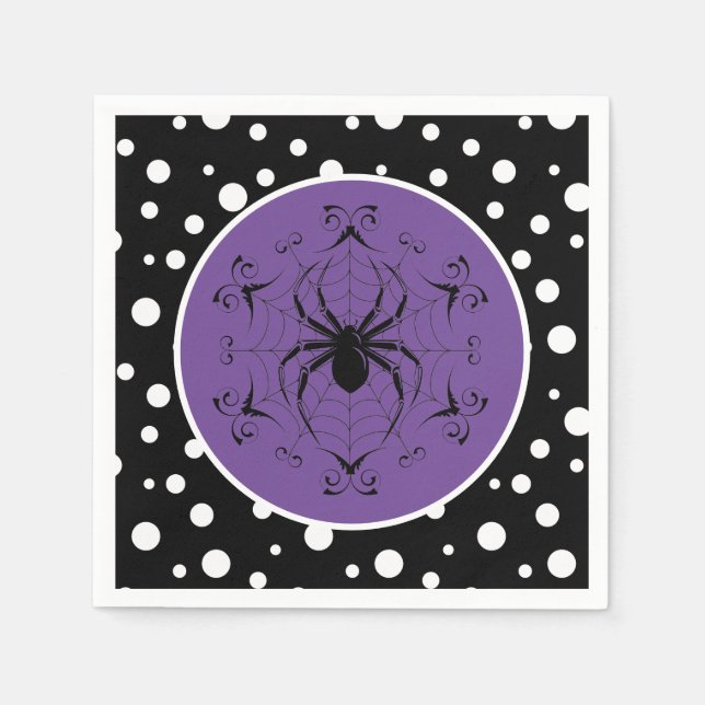 Halloween spider  Paper Napkins (Front)
