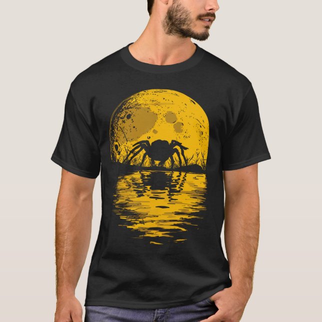 Halloween Spider Spooky Season Night Scary October T-Shirt (Front)
