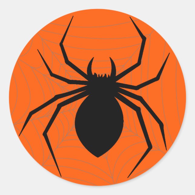 Halloween Spider Sticker (Front)