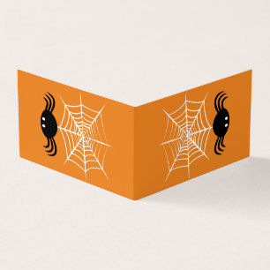 Halloween Spider Web Business Card