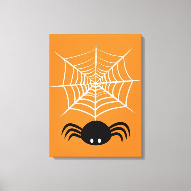 Halloween Spider Web  Canvas Print (Front)