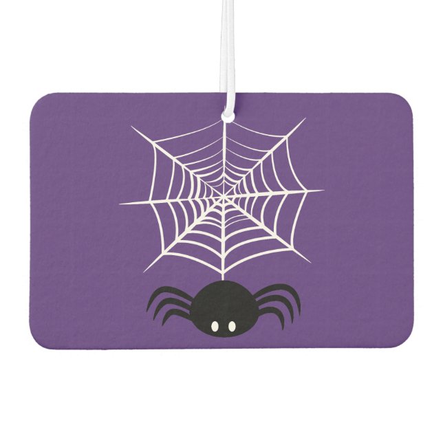 Halloween Spider Web  Car Air Freshener (Front)