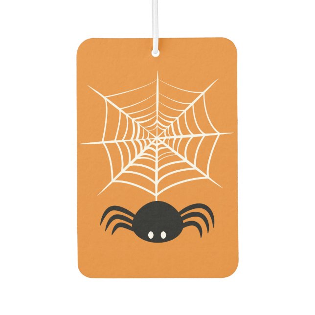 Halloween Spider Web  Car Air Freshener (Front)