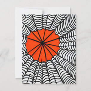 Halloween Spider Web Card