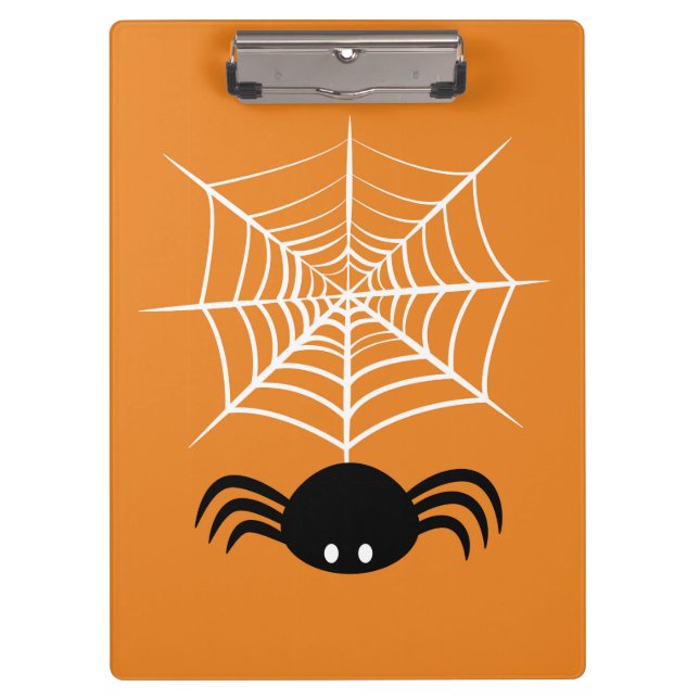 Halloween Spider Web  Clipboard (Front)