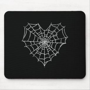 Halloween Spider Web Costume Cute Heart Spider Web Mouse Mat