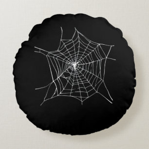 Halloween Spider Web Costume Funny Halloween Party Round Cushion