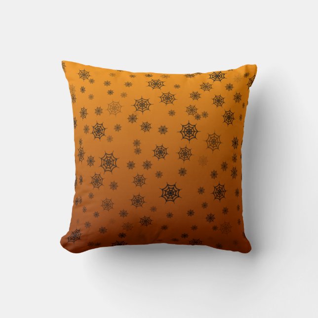 Halloween Spider Web Cushion (Front)