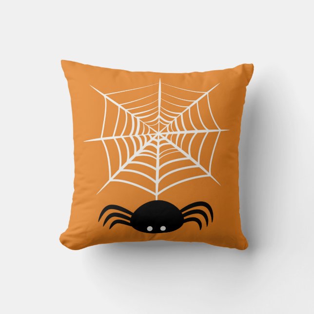 Halloween Spider Web  Cushion (Front)