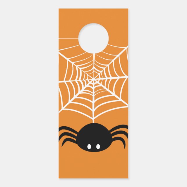 Halloween Spider Web  Door Hanger (Front)