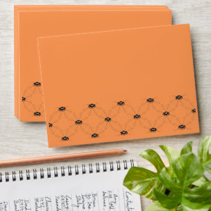 Halloween Spider Web Envelope
