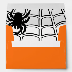 Halloween Spider Web Envelopes