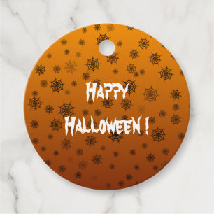 Halloween Spider Web Favour Tags
