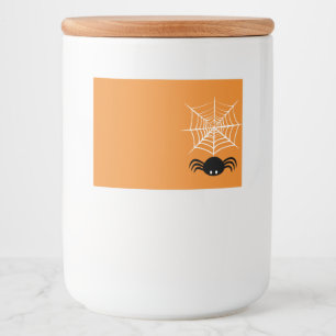 Halloween Spider Web  Food Label