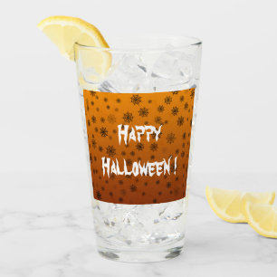 Halloween Spider Web Glass