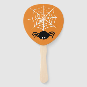 Halloween Spider Web Hand Fan