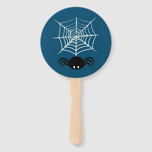 Halloween Spider Web Hand Fan