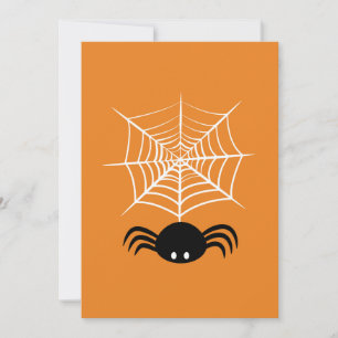 Halloween Spider Web  Holiday Card
