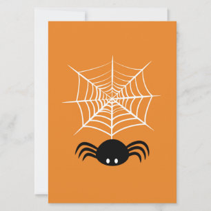 Halloween Spider Web Invitation