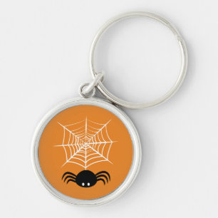 Halloween Spider Web Key Ring