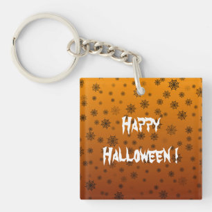 Halloween Spider Web Key Ring