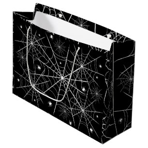 Halloween Spider Web Large Gift Bag