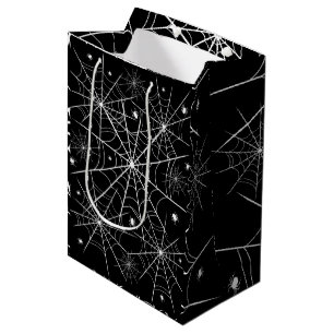 Halloween Spider Web Medium Gift Bag