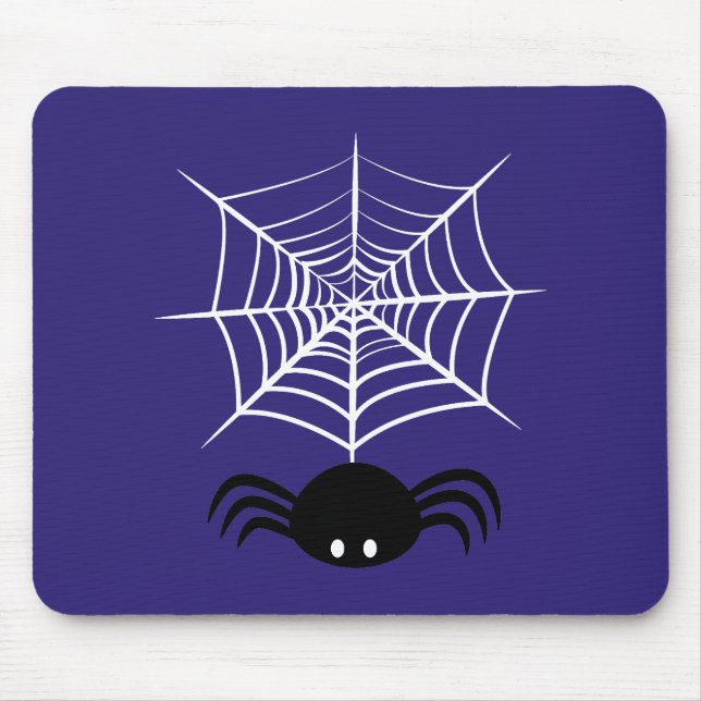Halloween Spider Web  Mouse Mat (Front)