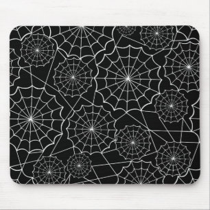 halloween spider web mouse mat